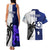 Custom Fiji And Scotland Rugby Couples Matching Tank Maxi Dress and Hawaiian Shirt Fijian Tapa Pattern With Thistle - Wonder Print Shop