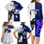 Custom Fiji And Scotland Rugby Family Matching Long Sleeve Bodycon Dress and Hawaiian Shirt Fijian Tapa Pattern With Thistle - Wonder Print Shop