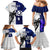 Custom Fiji And Scotland Rugby Family Matching Mermaid Dress and Hawaiian Shirt Fijian Tapa Pattern With Thistle - Wonder Print Shop