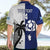 Custom Fiji And Scotland Rugby Hawaiian Shirt Fijian Tapa Pattern With Thistle - Wonder Print Shop