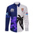 Custom Fiji And Scotland Rugby Long Sleeve Button Shirt Fijian Tapa Pattern With Thistle - Wonder Print Shop