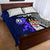 Custom Fiji And Scotland Rugby Quilt Bed Set Fijian Tapa Pattern With Thistle - Wonder Print Shop