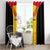 Papua New Guinea Rubgby Window Curtain Pacific 2023 Go PNG Kumuls - Wonder Print Shop