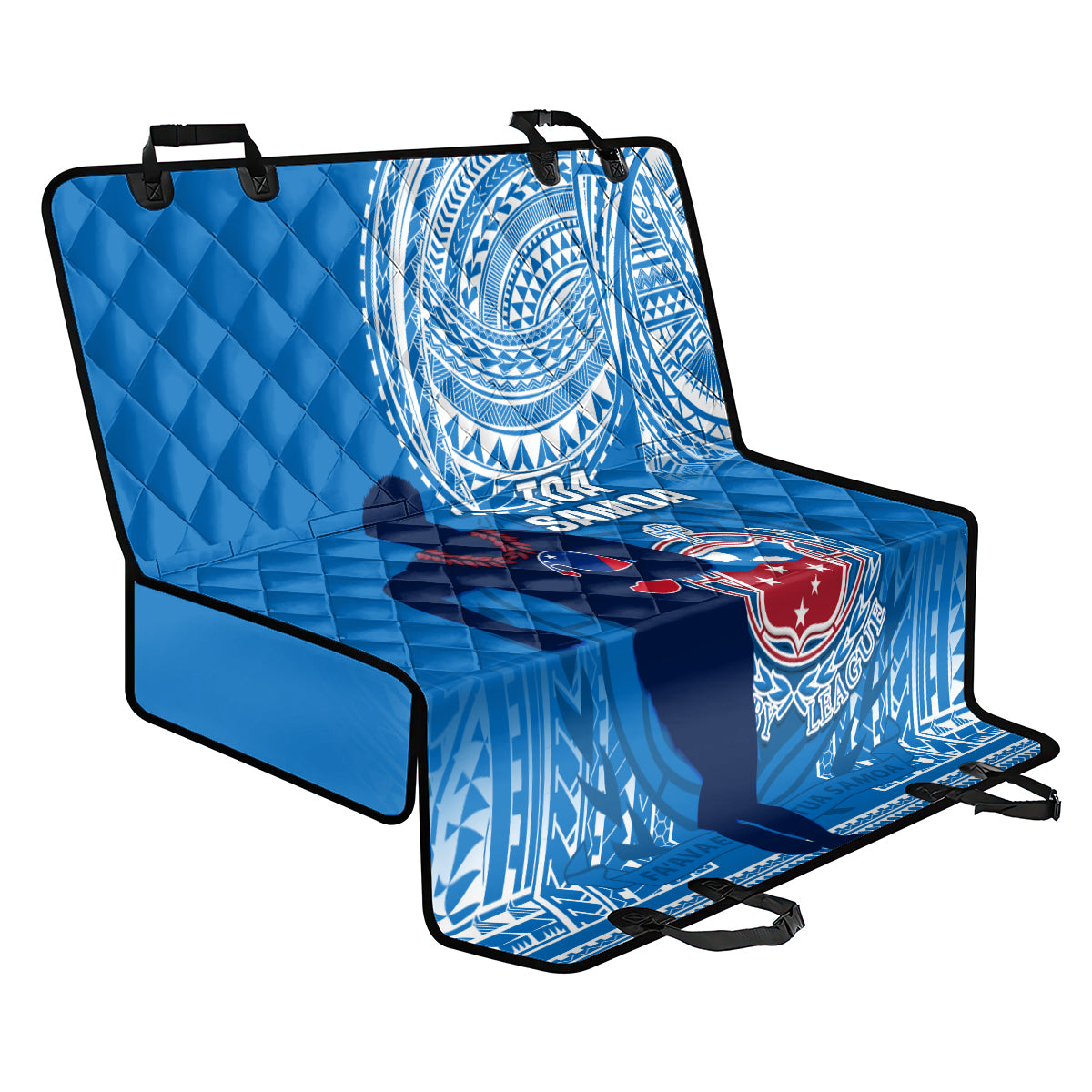 Samoa Rugby Back Car Seat Cover Pacific 2023 Go Toa Samoa - Wonder Print Shop