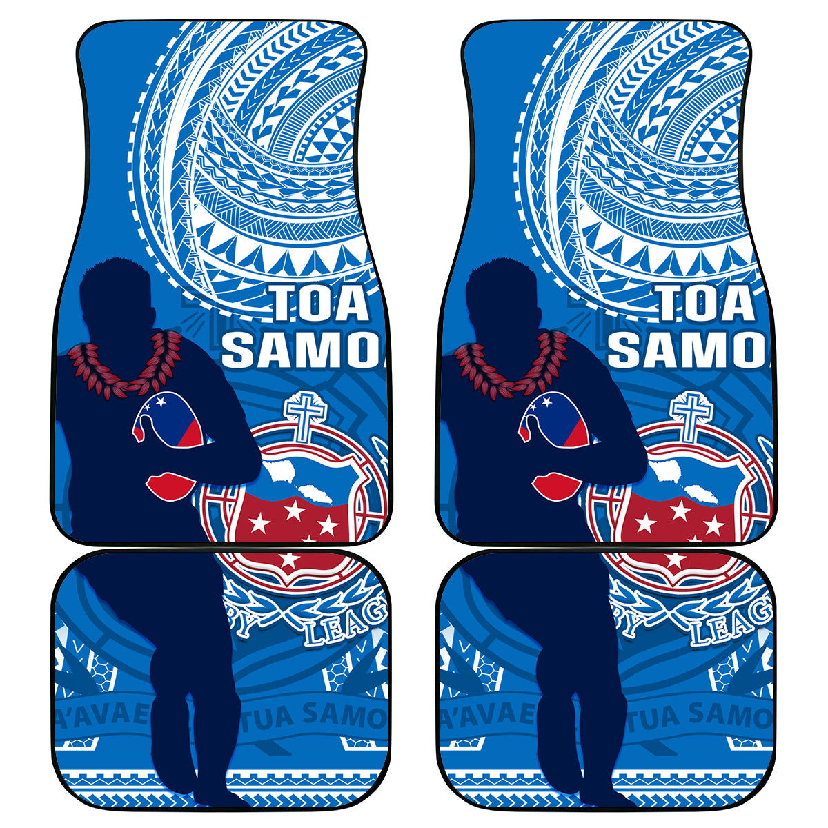 Samoa Rugby Car Mats Pacific 2023 Go Toa Samoa - Wonder Print Shop