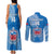 Custom Samoa Rugby Couples Matching Tank Maxi Dress and Long Sleeve Button Shirts Pacific 2023 Go Toa Samoa - Wonder Print Shop