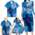 Custom Samoa Rugby Family Matching Long Sleeve Bodycon Dress and Hawaiian Shirt Pacific 2023 Go Toa Samoa - Wonder Print Shop