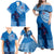 Custom Samoa Rugby Family Matching Off Shoulder Maxi Dress and Hawaiian Shirt Pacific 2023 Go Toa Samoa - Wonder Print Shop