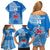 Custom Samoa Rugby Family Matching Off Shoulder Short Dress and Hawaiian Shirt Pacific 2023 Go Toa Samoa - Wonder Print Shop