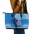 Samoa Rugby Leather Tote Bag Pacific 2023 Go Toa Samoa - Wonder Print Shop