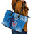 Samoa Rugby Leather Tote Bag Pacific 2023 Go Toa Samoa - Wonder Print Shop