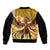 Mexico Panquetzaliztli Bomber Jacket Huitzilopochtli - Aztec God of Sun and War - Wonder Print Shop