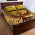 Mexico Panquetzaliztli Quilt Bed Set Huitzilopochtli - Aztec God of Sun and War