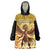 Mexico Panquetzaliztli Wearable Blanket Hoodie Huitzilopochtli - Aztec God of Sun and War