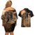 Mexico Warrior Couples Matching Off Shoulder Short Dress and Hawaiian Shirt Huitzilopochtli With Aztec Hummingbird