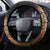 Mexico Warrior Steering Wheel Cover Huitzilopochtli With Aztec Hummingbird