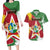 Personalized Suriname Independence Day Couples Matching Long Sleeve Bodycon Dress and Hawaiian Shirt Coat Of Arms - Flag Style - Wonder Print Shop