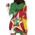 Personalized Suriname Independence Day Hoodie Dress Coat Of Arms - Flag Style - Wonder Print Shop