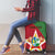 Personalized Suriname Independence Day Luggage Cover Coat Of Arms - Flag Style - Wonder Print Shop