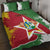 Personalized Suriname Independence Day Quilt Bed Set Coat Of Arms - Flag Style - Wonder Print Shop