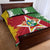 Personalized Suriname Independence Day Quilt Bed Set Coat Of Arms - Flag Style - Wonder Print Shop