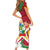 Personalized Suriname Independence Day Short Sleeve Bodycon Dress Coat Of Arms - Flag Style - Wonder Print Shop