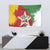 Personalized Suriname Independence Day Tapestry Coat Of Arms - Flag Style LT14