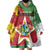 Personalized Suriname Independence Day Wearable Blanket Hoodie Coat Of Arms - Flag Style - Wonder Print Shop