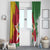 Personalized Suriname Independence Day Window Curtain Coat Of Arms - Flag Style - Wonder Print Shop