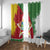 Personalized Suriname Independence Day Window Curtain Coat Of Arms - Flag Style - Wonder Print Shop