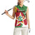 Personalized Suriname Independence Day Women Sleeveless Polo Shirt Coat Of Arms - Flag Style - Wonder Print Shop