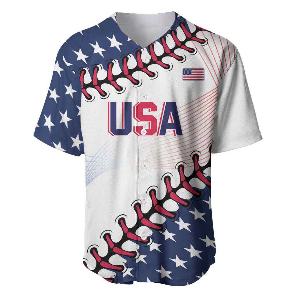 Custom Baseball 2024 USA Baseball Jersey Go United States - Wonder Print Shop