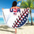 Custom Baseball 2024 USA Beach Blanket Go United States - Wonder Print Shop