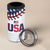 Personalized Baseball 2024 USA 4 in 1 Can Cooler Tumbler Go United States - Wonder Print Shop