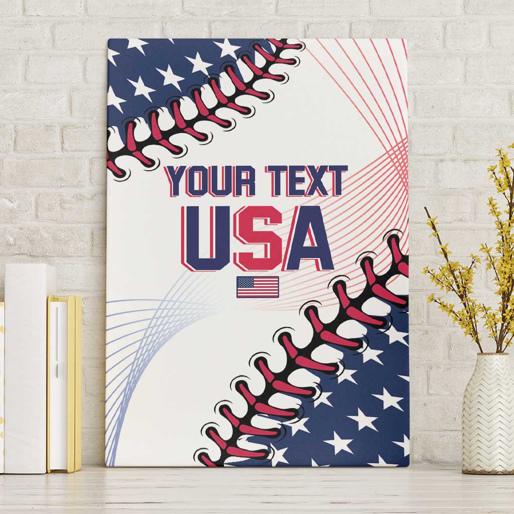 Custom Baseball 2024 USA Canvas Wall Art Go United States - Wonder Print Shop