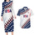 Custom Baseball 2024 USA Couples Matching Long Sleeve Bodycon Dress and Hawaiian Shirt Go United States - Wonder Print Shop