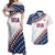 Custom Baseball 2024 USA Couples Matching Off Shoulder Maxi Dress and Hawaiian Shirt Go United States - Wonder Print Shop