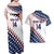 Custom Baseball 2024 USA Couples Matching Off Shoulder Maxi Dress and Hawaiian Shirt Go United States - Wonder Print Shop