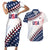 Custom Baseball 2024 USA Couples Matching Short Sleeve Bodycon Dress and Hawaiian Shirt Go United States - Wonder Print Shop