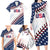 Custom Baseball 2024 USA Family Matching Long Sleeve Bodycon Dress and Hawaiian Shirt Go United States - Wonder Print Shop