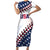 Custom Baseball 2024 USA Family Matching Short Sleeve Bodycon Dress and Hawaiian Shirt Go United States - Wonder Print Shop