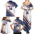 Custom Baseball 2024 USA Family Matching Summer Maxi Dress and Hawaiian Shirt Go United States - Wonder Print Shop