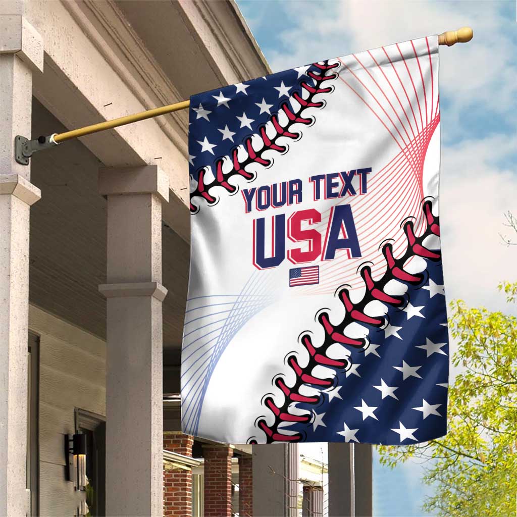 Custom Baseball 2024 USA Garden Flag Go United States - Wonder Print Shop