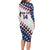 Custom Baseball 2024 USA Long Sleeve Bodycon Dress Go United States - Wonder Print Shop