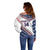 Custom Baseball 2024 USA Off Shoulder Sweater Go United States - Wonder Print Shop