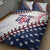 Custom Baseball 2024 USA Quilt Bed Set Go United States