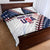 Custom Baseball 2024 USA Quilt Bed Set Go United States