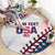 Custom Baseball 2024 USA Round Carpet Go United States