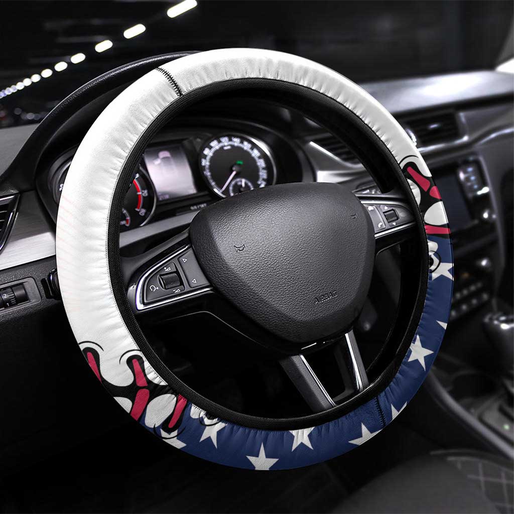 Baseball 2024 USA Steering Wheel Cover Go United States