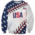 Custom Baseball 2024 USA Sweatshirt Go United States